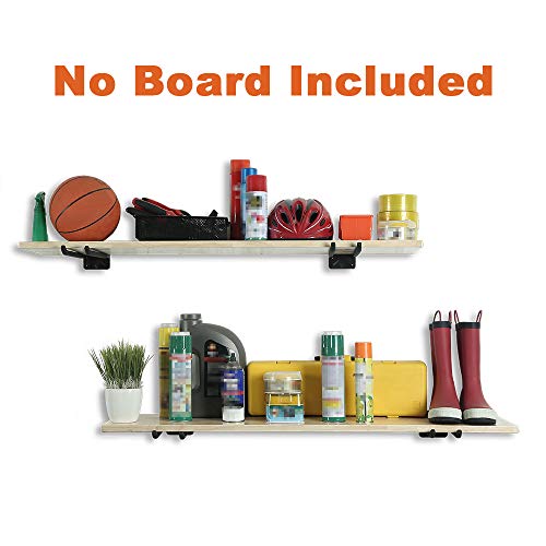 Wall Mounted Hanger Garage Tool Organizer Heavy Duty Rack Hardware Steel Decorative Metal Multi-Tools Utility Storage Hooks With Screws And Anchors (Pack Of 6) #TOP6