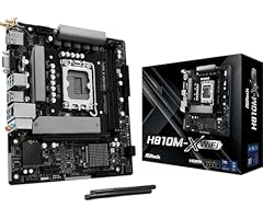 ASRock H810M-X WiFi Micro-ATX Motherboard | Supports Intel Core Ultra Processors (LGA1851) | DDR5 6400 | PCIe 4.0 | 2.5G LAN | WiFi 5 | 6+1+1+1+1 Power Phase