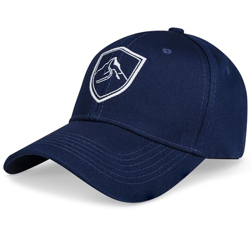 Solohike Gorra con logo para senderismo, deporte, correr o tiempo libre, unisex, azul, Talla única