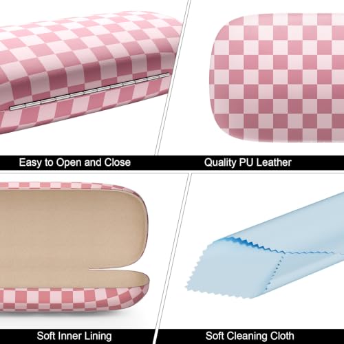 Image of Eyeglasses Case, Hard Shell Protective Case for Glasses, Unisex for Women Men