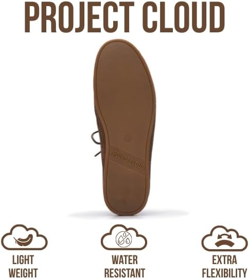 Project Cloud 100% Genuine Leather Mens Loafers - Soft Insole Casual Shoes for Men Non Slip Mens Loafers Dress Shoes - Water-Resistant Loafers for Men(Denver) - Image 4