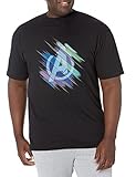 Gedruckt in den USA. Marvel Herren Endgame Logo Swipe T-Shirt, schwarz, 4XL