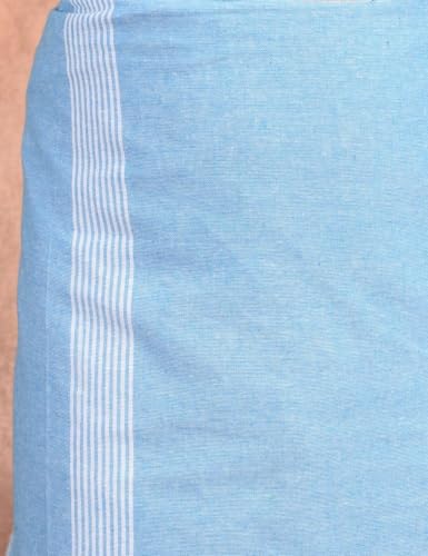 Image of Men's Cotton Lungi | Traditional Indian Wear | Soft & Breathable Checked Lungis for Daily Comfort, Home Wear & Casual Use | Free Size Wrap