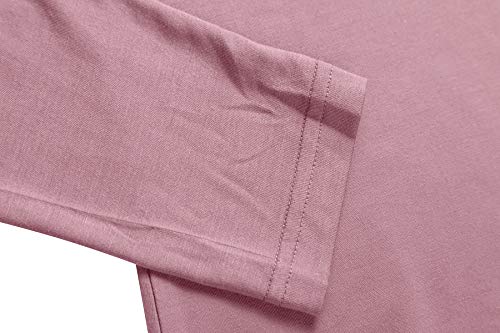 Image of Herou Womens Long Sleeve Turtleneck Slim Fitted Lightweight Casual Active Layer Tops Shirts