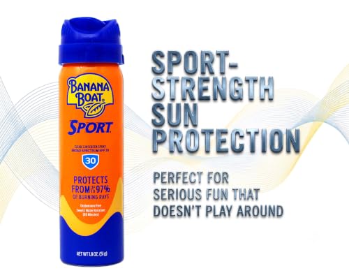 Banana Boat Sun Screen Sport Spray SPF 30 UltraMist Coolzone 1.8 oz (Travel Size), 2 units - image 7