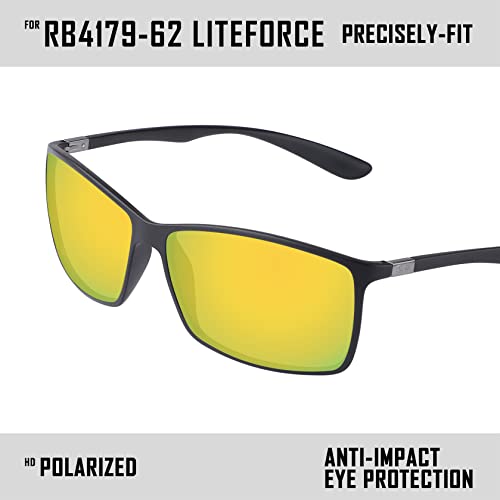 Image of Polarized Replacement Lenses for Ray-Ban Liteforce RB4179 62mm Sunglass