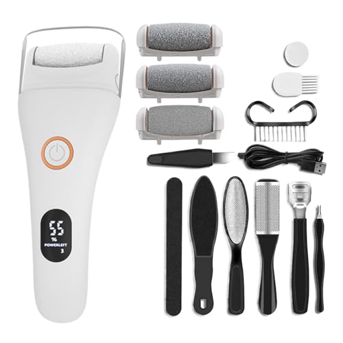 Éliminateur de callosités électrique robuste pour pédicure et soin des pieds sans fil