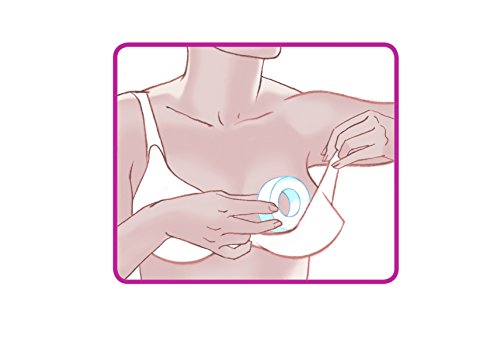 ELANEE Brust-Ringe, Schutz der Brustwarze BH-Kontakt durch Hohllagerung, ideal bei wunden, entzündeten Brustwarzen durch Stillen, 10 Stück (222-00)