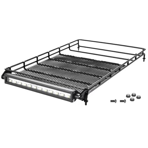 Portaequipajes con Barra De Luz P860016 para RC Crawler RGT EX86100