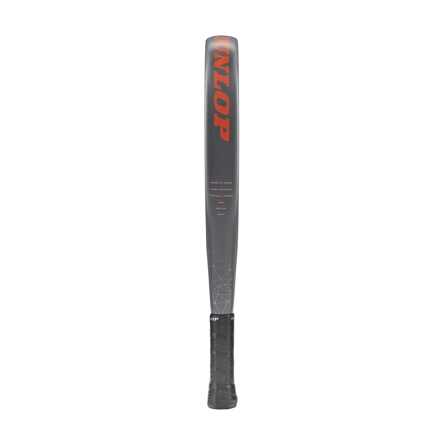 Dunlop Unisex Nanomax Pro Rakieta do padla Grey/Orange/White One Size