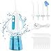 Produktbild Munddusche Zahnreiniger, YOUNGDO Kabellos Ultraschall Zahnsteinentferner, Professionell IPX7 Wasserdichter Zahnzwischenraumreiniger für Reise, USB Oral Irrigator 4 Düsen