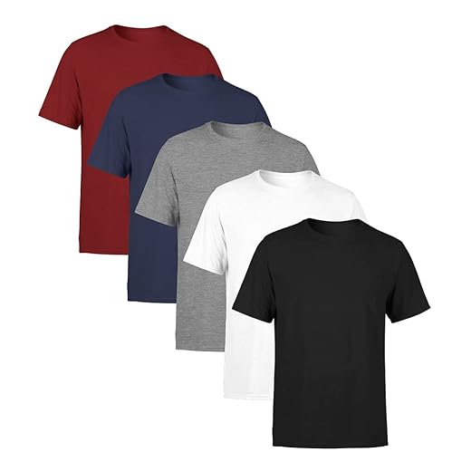 Kit 5 Camisetas Masculina SSB Brand Lisa Algodão 30.1 Premium