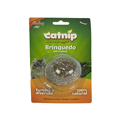 Brinquedo Bolinha de Catnip - Erva dos Gatos Desidratada