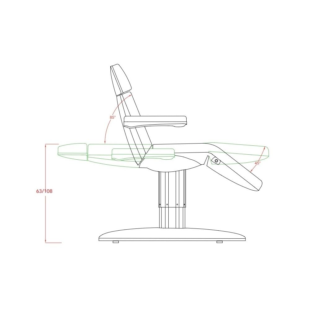 Lit Fauteuil électrique pour esthétique, esthétique
