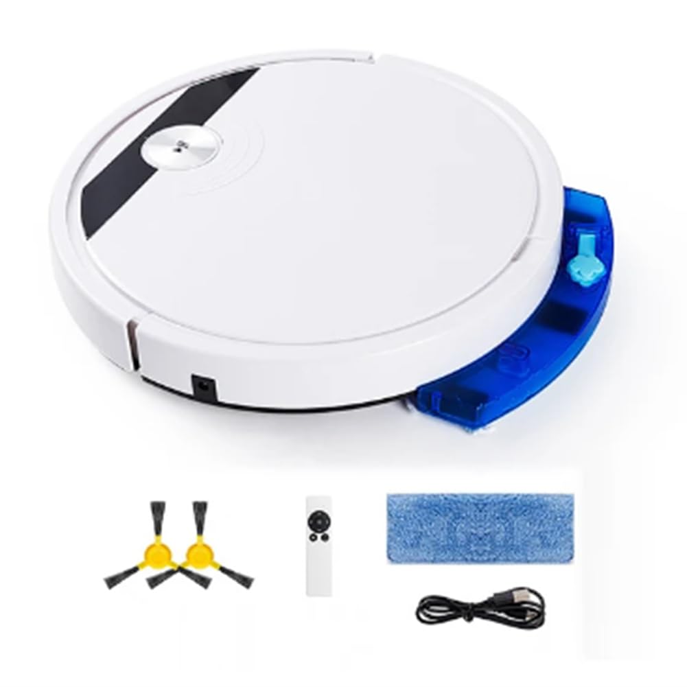 RS800 5 en 1 con Control Remoto Robot Aspirador Inteligente SúPer Silencioso Trapeador en Seco y HúMedo ElectrodoméSticos,A