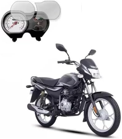 9H Nano Speedometer Scratch Guard Screen Protector Compatible with Bajaj Platina 100 ES (Pack Of 2)