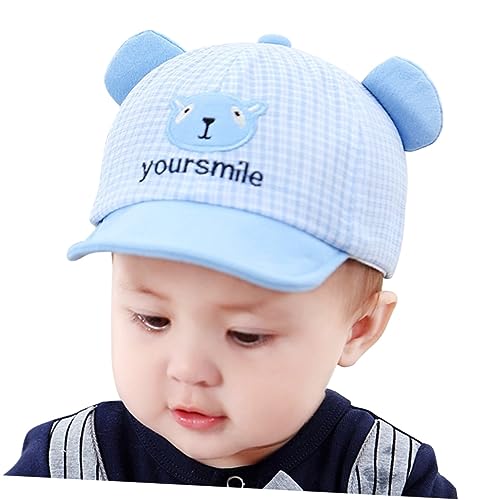 minkissy 1 Pieza Sombrero De Oreja Sombrero De Protección Solar para Gorra De Visera De Dibujos Animados Sombrero De Blue
