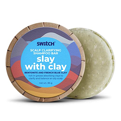 Image of Scalp Clarifying Shampoo Bar For Oily Scalp Slay With Clay, 85g