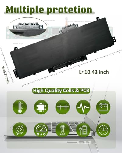 Image of 41.04Wh AE03XL N21969-005 Battery Replacement for HP 240 245 246 250 G10 255 Series Notebook - N20951-171 N20951-CC1