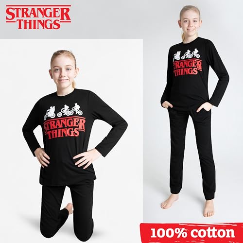 Stranger Things Pyjamas for Kids Teenagers - 2 Piece Long PJs Breathable Cosy Lounge Wear 9-15 Years - Gifts for Girls4