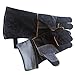 SILOLA Guantes Guantes de Soldadura eléctrica Guantes con Aislamiento de Horno de microondas para Barbacoa Resistentes al Desgaste (Tamaño: 40 cm)