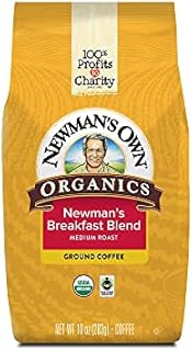 Newman's Own Organics Newman's Breakfast Blend, Ground Coffee, Medium Roast, Bagged 10oz