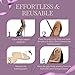Ballotte Premium Silicone Heel Pads for Shoes. Soft Heel Grips or Inserts for Big Shoes, Alleviates Slipping & Discomfort, Comfortable Cushioning for High Heels, 8-Pack Multicolor (T Bars)