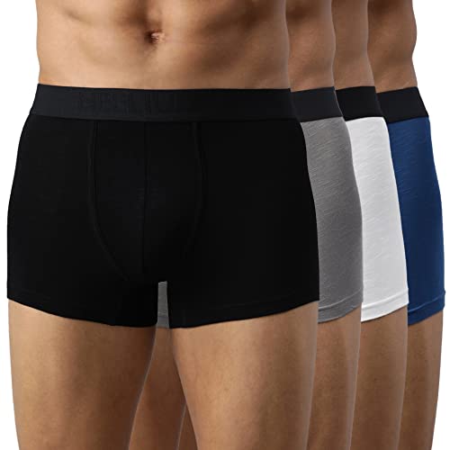 Image of HEELIUM Bamboo Underwear Trunk for Men | 3X Softer Than Cotton & Odour Free | Stretchy Fabric & Durable Waistband
