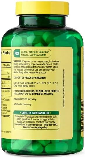 Spring Valley - Glucosamine Chondroitin, Triple Strength, 160 Tablets by Spring Valley