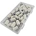 Luo ke 40 Pcs Cylinder Shape Wool Polishing Bits - 1/8'' Shank Wool Felt Buffing Polishing Kits for Dremel Rotary Tools (6mm/8mm/10mm/12mm)