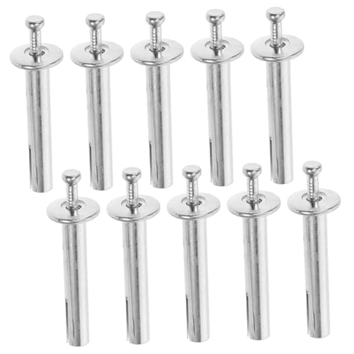 ROMISBABA 10pcs 8x50mm Drive Nail in Anchor Concrete Nails Cement Anchors for Wall Installation Heavy Duty Fast Fixing