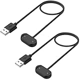 Kissmart Charger for Amazfit T-Rex 2, GTR 4, GTR 3, GTR 3 Pro, GTS 4, GTS 3, Replacement Charging Cable Cord Smart Watch Accessories [2-Pack, 3.3ft/1m] (2)