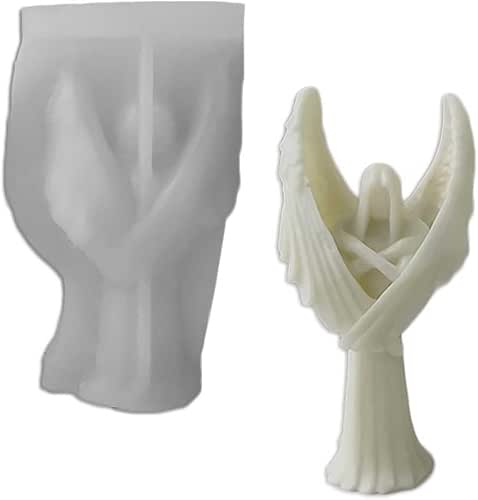 Tone Fun Guardian Angel Shape Candle Silicone Molds for Making