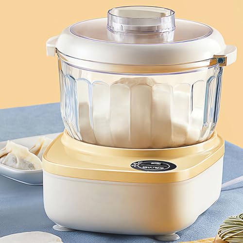 Household Small Dough Kneading Machine Electric Vertical Dough Kneading Machine Desktop Baking Bread Tool Suitable for Kitchen Baking and Cooking