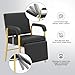Artist hand Shampoo Chair, Barber Salon Reclining Shampoo Chair, Hair Stylist, Leg Support, Salon Spa Beauty Equipment (Gold)