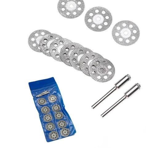 Kit 10 Discos Corte Diamantado 22mm Dremel Micro Retifica