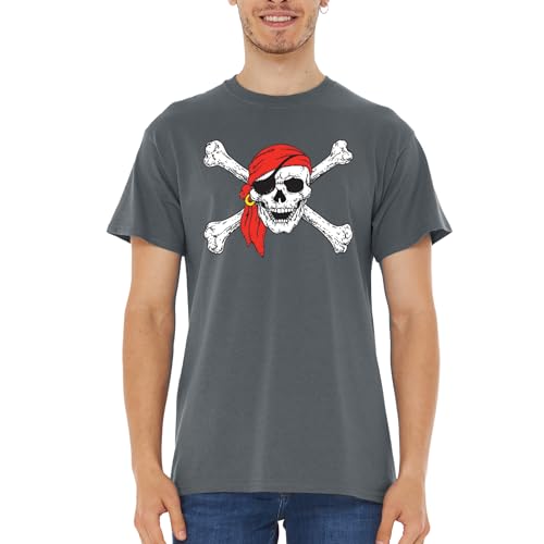 T-shirt Pirate au Motif Jolly Roger Fireti Imprimé Flag Durable - 2