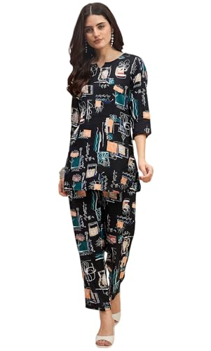 Image of Truvon Fashions Women Cord Set, Kurta and Pant Set