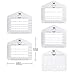 PP OPOUNT 12 Pcs Envelope Addressing Guide 10 Style Envelope Addressing Guide Stencil Templates, 1 Style Mixed Pattern Stencils with Zipper Pouch Fits Wide Range of Envelopes, Sewing, Thank You Card