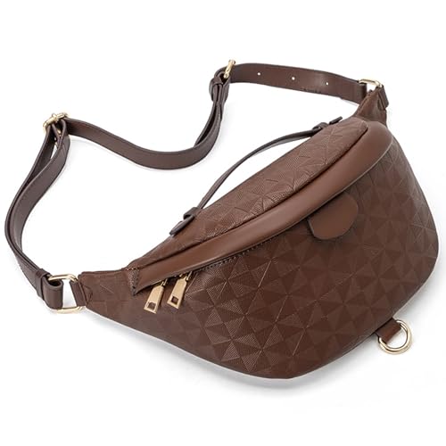 Image of Crossbody Sling Bag for Women & Men | Trendy Checkered, Fanny Pack, Waist Bag, Travel, Festival & Daily Commute