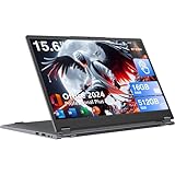 [Conception Convertible Unique] Ce PC portable 2-en-1 présente un design convertible unique permettant à l'écran de pivoter à 360 degrés. Basculez facilement entre les modes ordinateur, tablette, tente et support. Partagez un moment avec un ami ou communiquez aisément avec un collègue au travail, facilitant ainsi les échanges et améliorant l'efficacité collaborative.