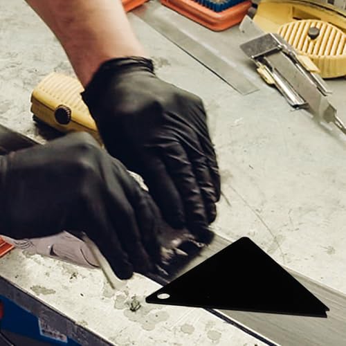 HONITANO Raspador Triangular Acrílico para Snowboard y Esquí, Herramienta para Eliminar Cera, Accesorio para Tablas de Invierno, Color Negro, Adecuado para Deportes al Aire Libre - imagen 9