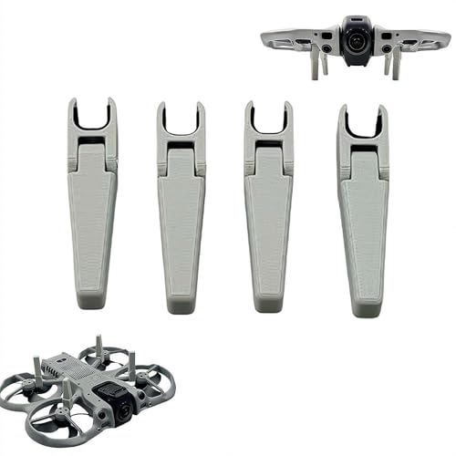 For DJI Avata 360 ��p �����f�B���O�M�A �������u �܂肽���� �����M�A ����2cm�A�b�v �����r �ՓˁE����E���h�~ �ϖ��� ������ �W���o�� �ی�u���P�b�g �H��s�v���t�� 4�Z�b�g �O���[ For DJI Avata 360�p�A
