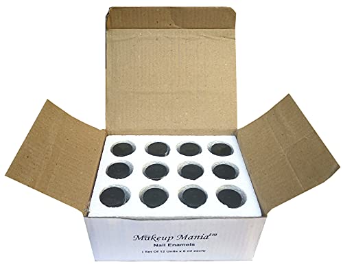 Makeup Mania Nail Polish 6ml Set of 12 Pcs, Nail Paint Purple, Silver, Green, Golden, Pink, Red with Glitters - Image 6