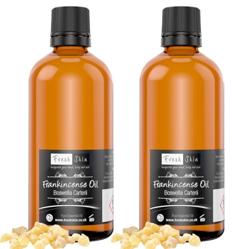 Freshskin Beauty LTD | Frankincense Essential Oil (Boswellia Carterii) - 200ml (2 x 100ml) - 100% Pure & Natural Essential Oils