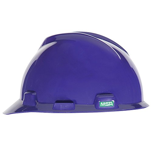 Msa Hard Hat, Front Brim, Purple, Standard #TOP24
