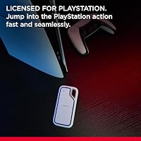 SANDISK Extreme Portable SSD 1TB (Offiziell Lizenziert für PlayStation 5 und PC's, Externe SSD, NVMe-SSD-Performance, Lesen bis zu 1000 MB/s, IP65 Wasser und Staubschutz, Fallsicherheit) – Ansicht 2