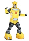 Fun Costumes Men's Deluxe Transformers Retro Bumblebee Costume - Officially Licensed Adult Cosplay Outfit - X-Large - Yellow
