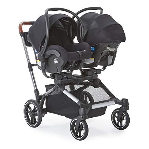 Image of Contours Infant Car Seat Adapter Accessory, Exclusive Compatibility with Element Baby Stroller, Fits Select Cybex, Maxi-COSI and Nuna Models, Check Compatibility Prior to Purchase, Black (Pack of 3)