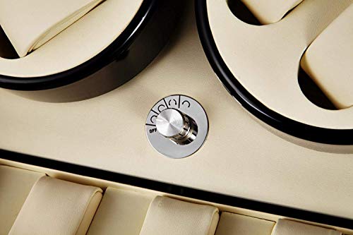 Montre winder automatic 6 montres avec boîte de boîtier silencieuse autonome - 5